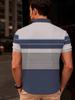 Printed Design – Not Textured Summer Men'S Casual Breathable Short-Sleeve T-Shirt, Men'S Clothing for Casual Summer Golf And Everyday Wear, Featuring