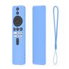 Housse de Protection en Silicone Housse de Protection pour Télécommande avec Cordon Accessoires Antichoc pour Xiaomi 4K TV MiBoX 2ème Génération