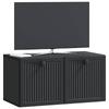 Wall Mounted TV Cabinet Black 59.5 x 31 x 30 cm