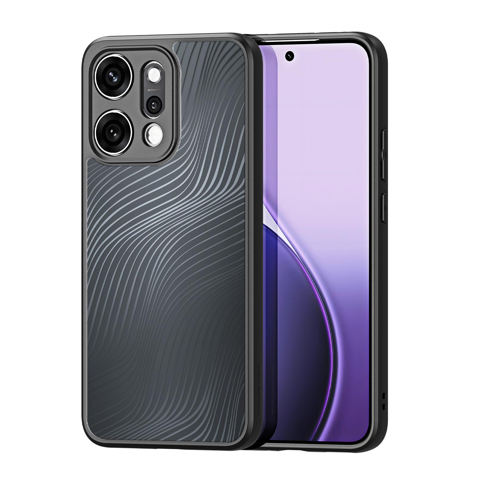 

Для Oppo Reno14 Pro 5G (Глобальный) Чехол DUX DUCIS Серии Aimo TPU+PC Матовый Ударопрочный Чехол для Телефона (Сертификация REACH) Black