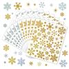 Happy New Year Christmas Wall Winter Snowflake Window Glass Stickers Merry Christmas Decors