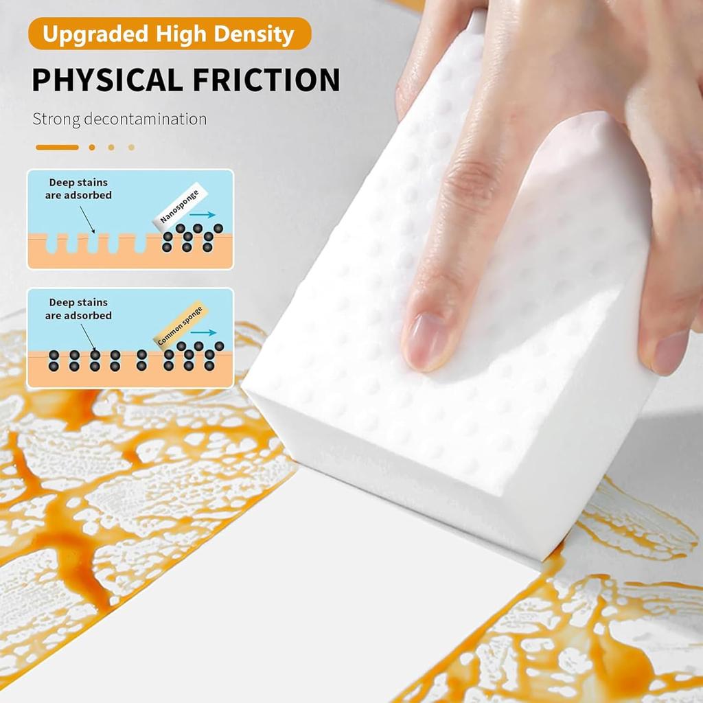 Magic Cleaning Sponge Soft Absorbent Sponges Erasers Kitchen Dishwashing Washing Pot Rust Stain Brushes Cleaner Scouring Pads