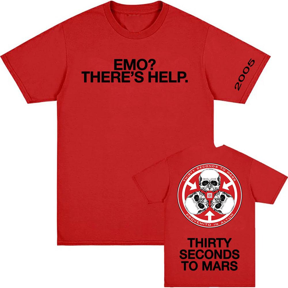 

A Beautiful Lie ABL20 Ювілейна футболка Є Допомога Футболки THIRTY SECONDS TO MARS Гранж Футболки Друк Рок-групи Футболка Чоловіча L