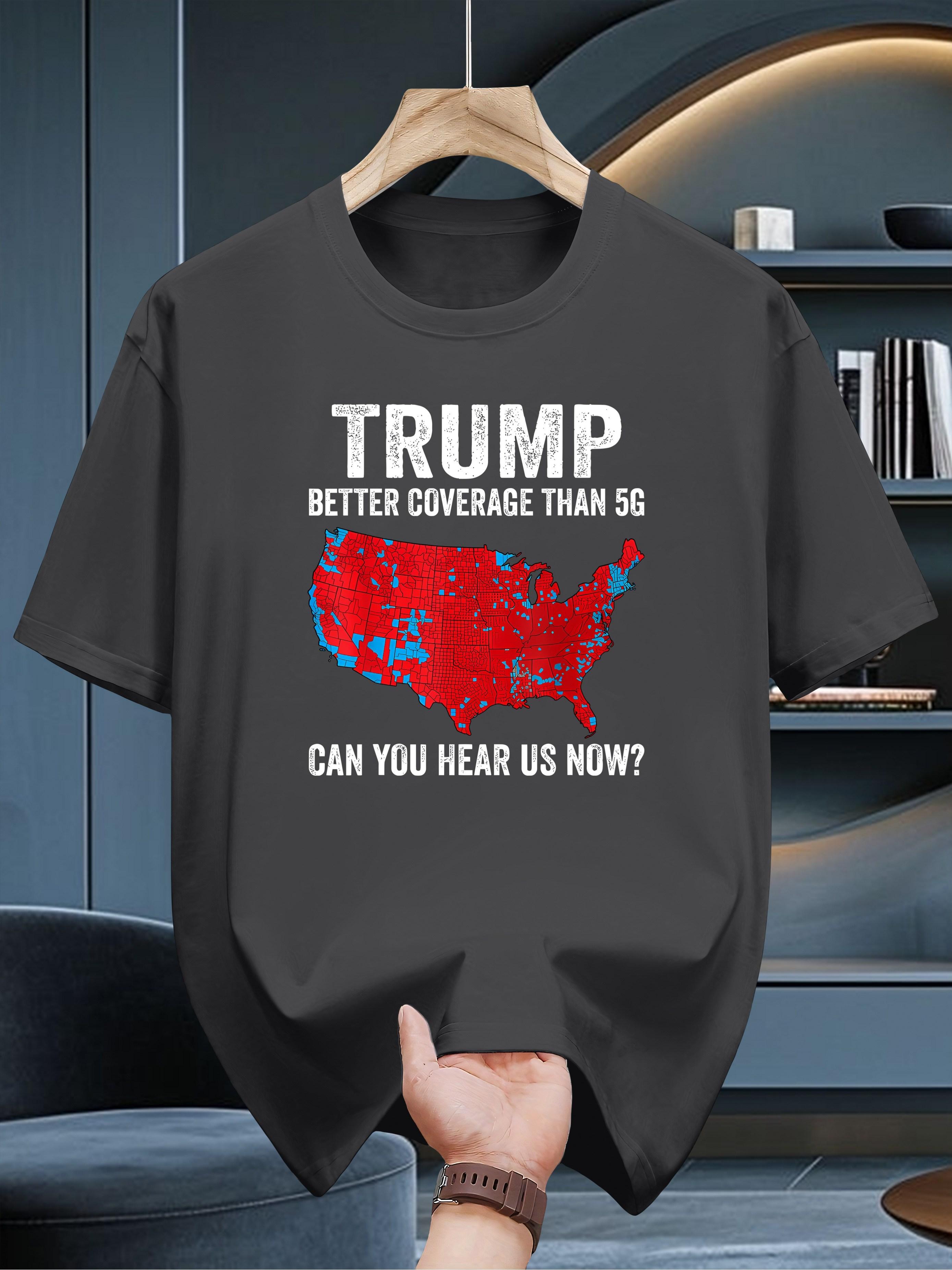 Graphic T-shirt - TRUMP BETTER COVERAGE THAN 5G Design XXL