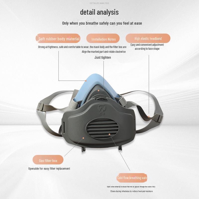 Silicone Dust Mask for Cement Grinding and Coal Mining