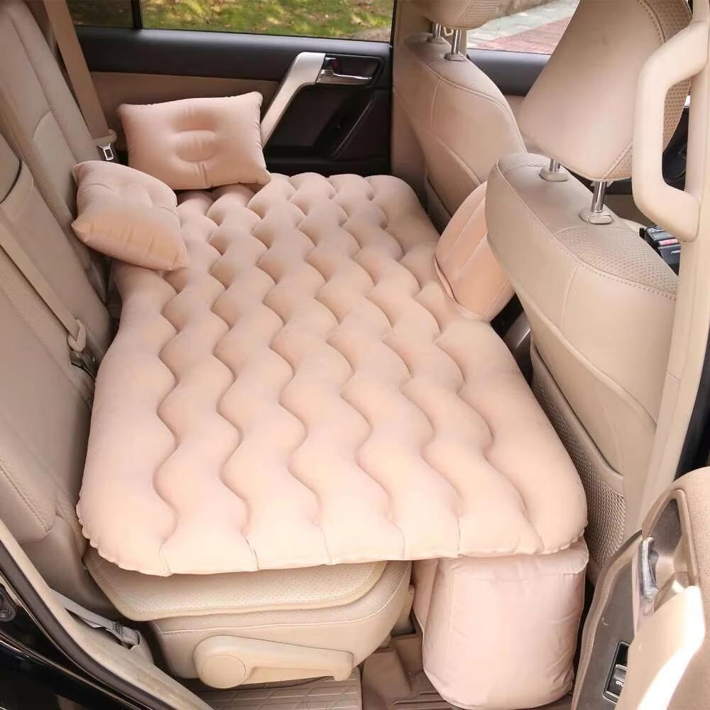 Materasso da viaggio gonfiabile per auto, universale, per sedile posteriore, multifunzionale, cuscino per divano, campeggio all'aperto
