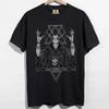 Gothic Okkult Comfort Colors T-Shirt Punk Grafik-T-Shirt Horror Grunge Shirt Alternative Streetwear Kleidung Metal Goth Shirt Geschenk