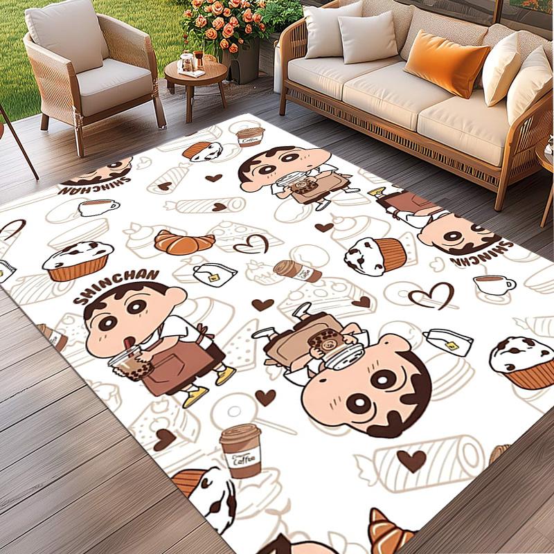 Cartoon comics Print Rug, Washable Floor Carpet, For Entryway Dorm Laundry Room Office Study, Home Decor Birthday Christmas Gift
