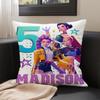 KPop Demon Hunters  SAJA BOYS theme pillowcase: Colorful anime character patterns, fashion home decoration