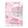 Rosa Blume Balkon Turm Paris Auto Fahrrad Regenschirm Wand Kunstdruck Leinwand Malerei Nordic Poster Decor Bilder Für Wohnzimmer