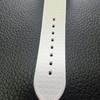 Used M-WATCH by MONDAINE White Watch Waterproof 10ATM