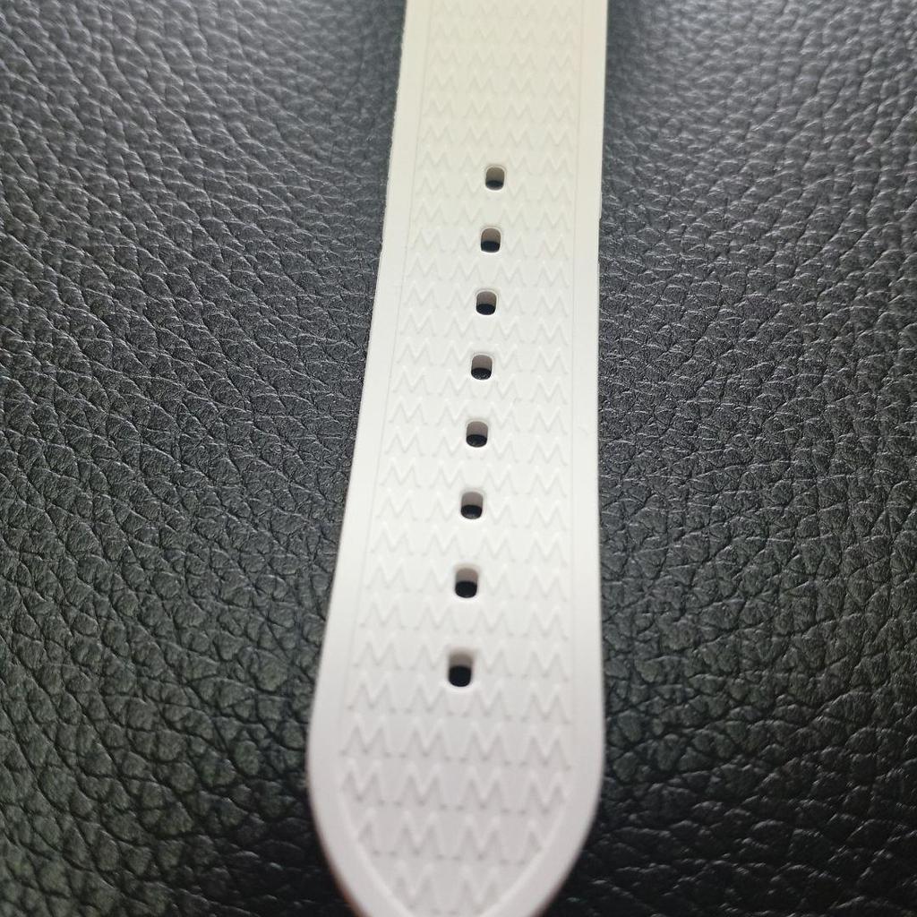 Used M-WATCH by MONDAINE White Watch Waterproof 10ATM