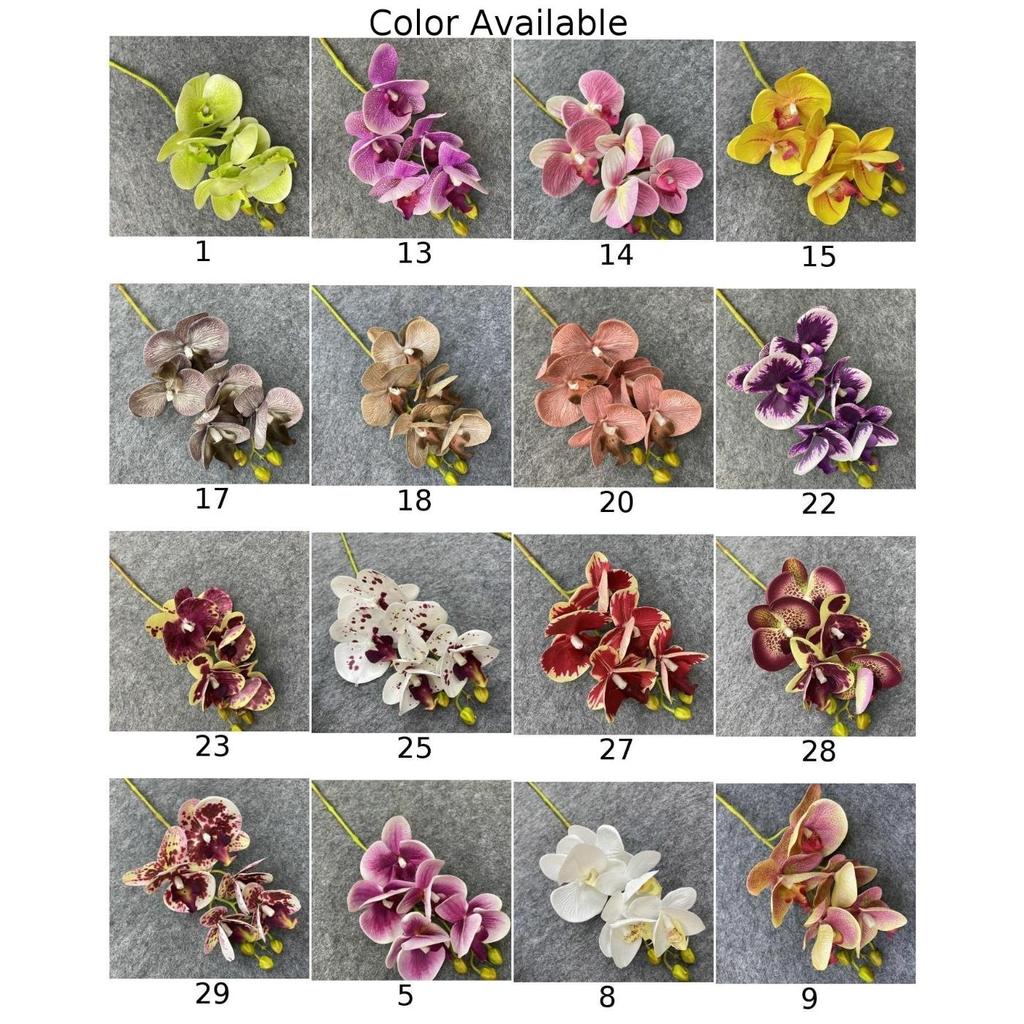 Decoración de orquídeas mariposa artificiales Detalles del diseño