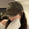 Rhinestone Bowknot Peaked Cap Y2k Sun Hat Fashion Leopard Print Baseball Cap  Sports
