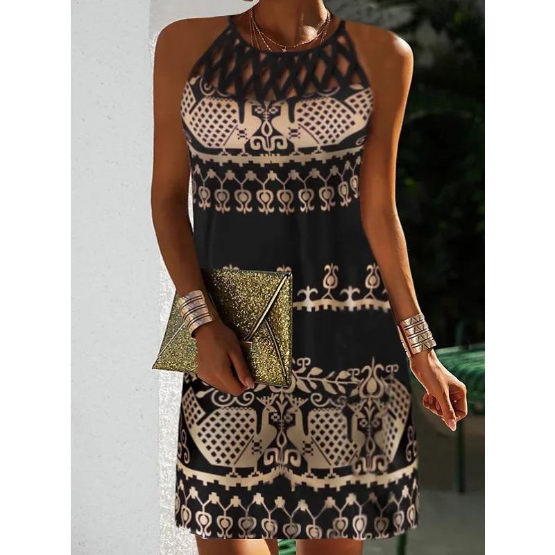 BITCED Fashion Summer Spring Sleeveless Casual Dresses S