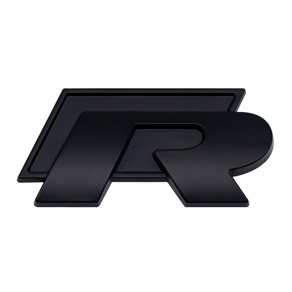 NEW For VWR Logo Metal Car Grille Emblem Rear Trunk Badge Stickers Polo Golf Jetta Beetle CC Tiguan Touran Passa Zd9