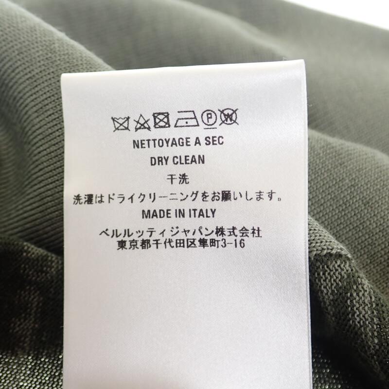 Berluti  L Parker khaki wool/leather mens