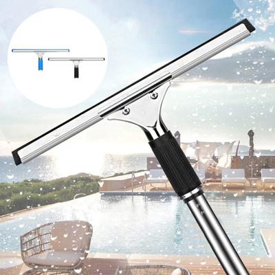 Profesionálna stierka na okná s gumeným okrajom Dlhá rukoväť Kúpeľňa Sprcha Stierač okien Nástroj na čistenie skla