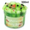 70/300Ml Large Capacity Crystal Slime Kit Fruit Jelly Boba Clear Crunchy Slime Kids' Colorful Non-Sticky Clay Stress Relief