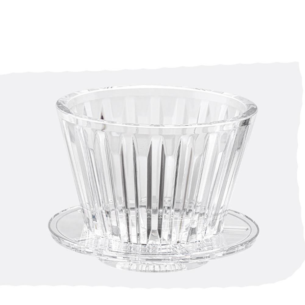 2025+B75 Wave Coffee Dripper Crystal Eye Pour Over Coffee Filter PCTG 1-2 Cups Coffee Maker Increase Uniformity Transparent China Mainland