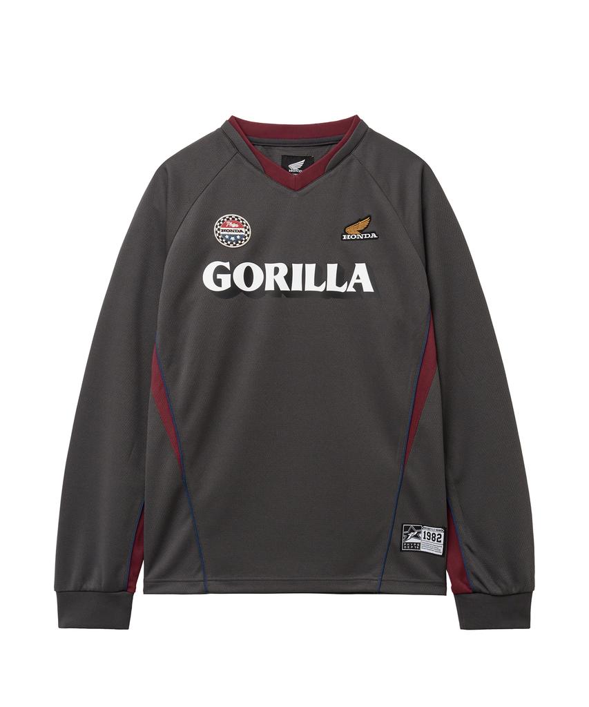 PHYPS MOTORCYCLE Mesh Series Logo Long Sleeve Black