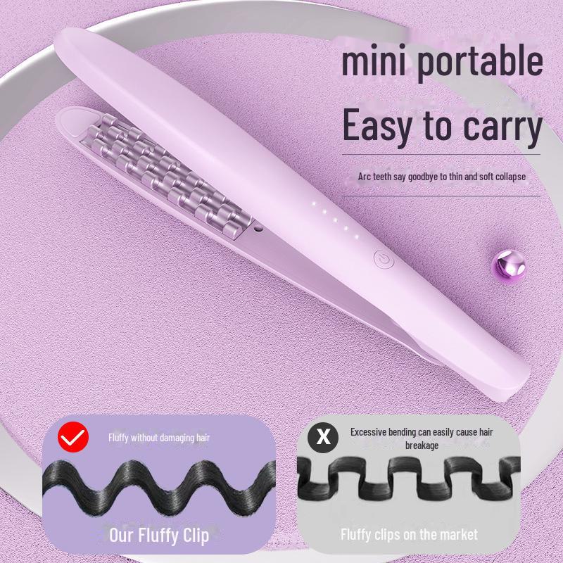 Arc Tooth Hair Perm Pad: Compact Curling Tool for Short Hair