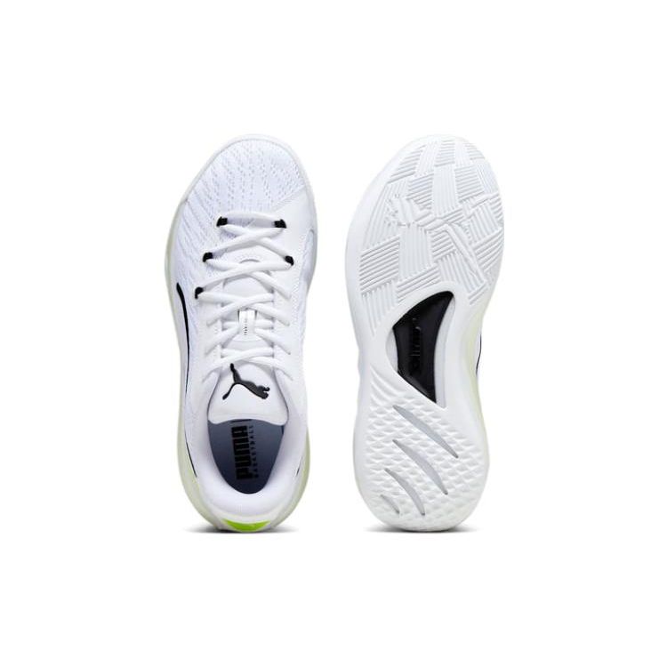 Puma All-Pro Nitro White Lime Squeeze Men Sneakers 378541-01