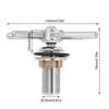 Stainless Steel Glass Rinser Head Rinser Parts Bar Glass Rinser Automatic Automatic Cup Washer  Pub