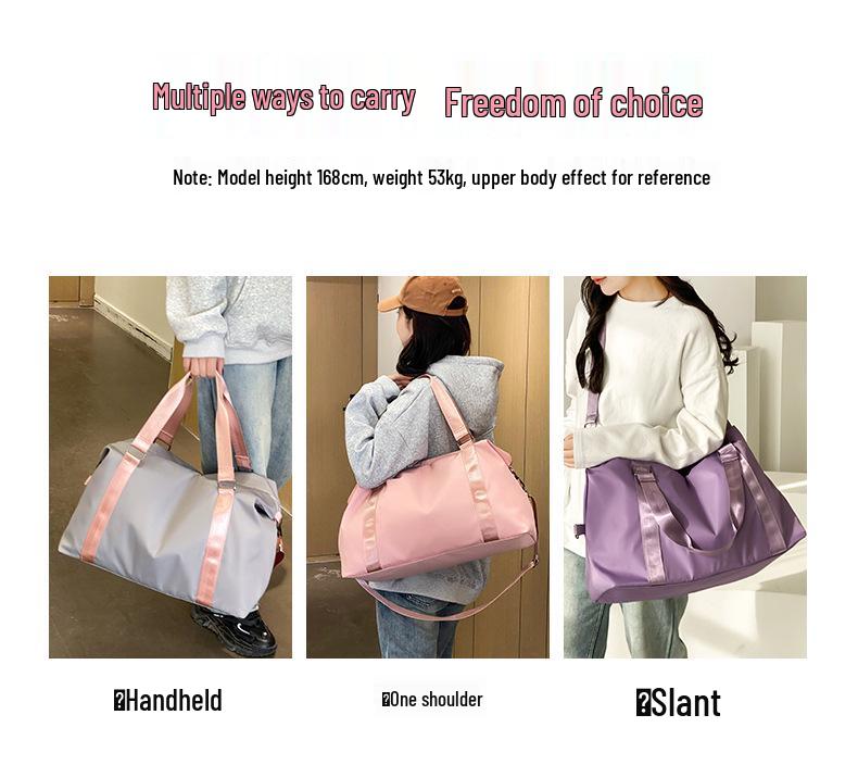 Large Capacity Travel Duffle Bag for Short Trips, Fitness, Yoga, and Hospital Use