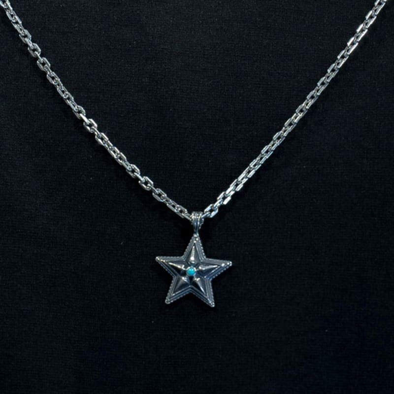 

HARANG HR 79N_Silver Star Necklace 50cm