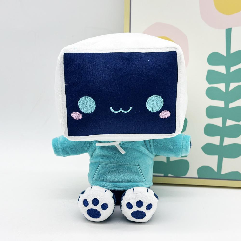 Kawaii Minbitt Sitting Plsuh Toy Interesting Minbitt Game Peripherals Toys Soft Stuffed Kids Fans Lovers Birthday Xmas Toys Gift