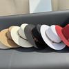 Flat Top Straw Hat Women's Summer Seaside Beach Sunshade Sunscreen Hat Straw Top Hat