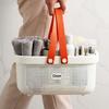 Plastic Storage Baskets With Handles, Shower Caddy Shelf Organizers Basket For Bathroom, Kitchen, Dorm Room Basket Bathroom