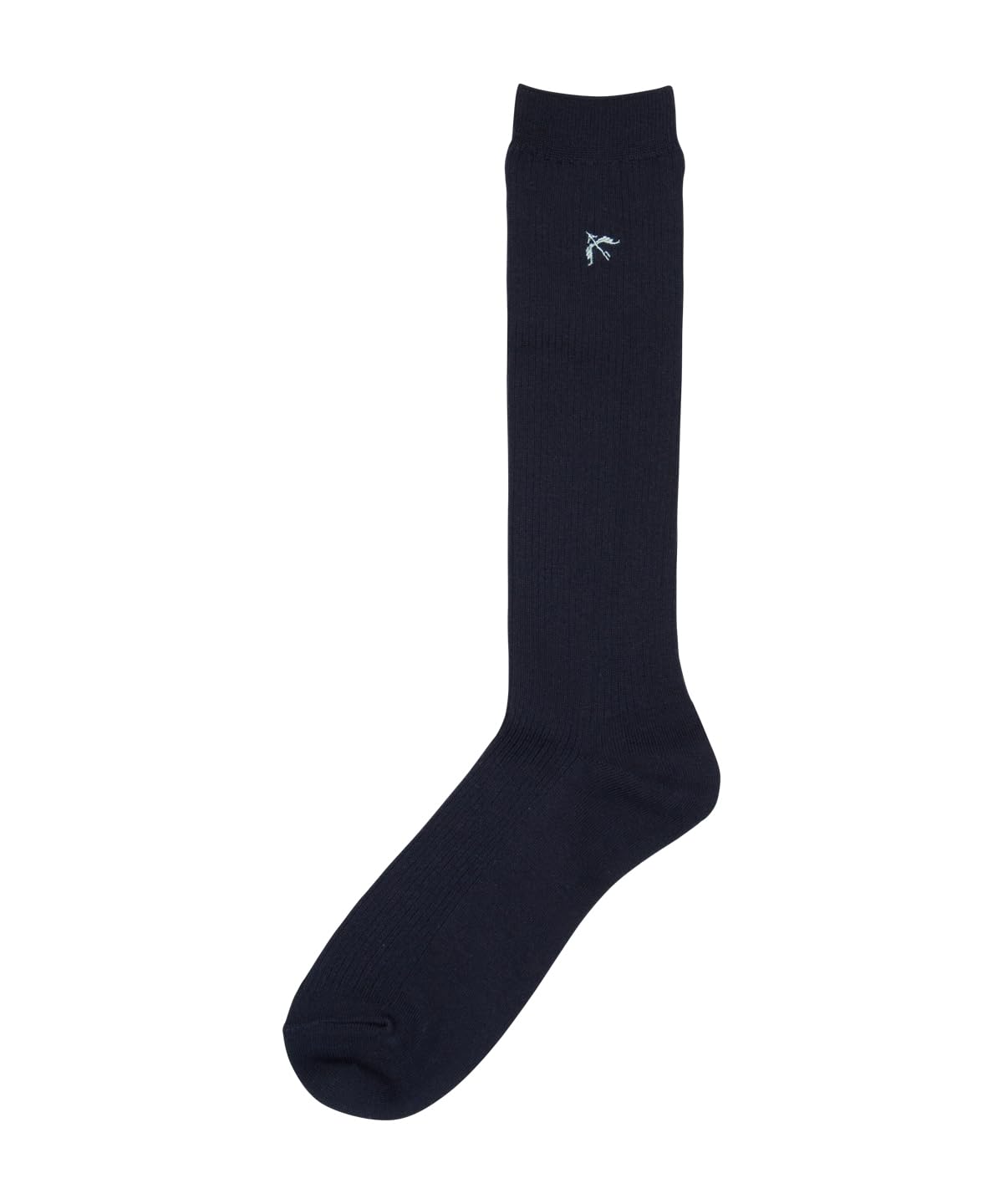 

Uniform School High Socks for School High School Students Junior High School Students School Navy Blue One Point Navy x Light Blue Free [Konomi]