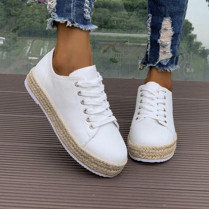 Fashion 2025 new fashion casual fashion flat shoes women thick soles comfortable fashion personality woven wind casual single shoes