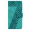 For Google Pixel 9a Stand Case 7-Shaped Pattern Imprint Leather Phone Cover