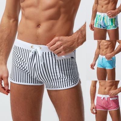Sexy Badehose mit Fronttasche, modische Badehose mit Wickelreißverschluss, Herren-Badehose, grenzüberschreitende Strand-Badehose