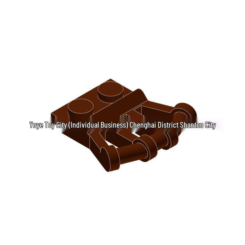 92692 Universal 1x2 Hinge Handle Plate for DIY Building Blocks - MOC Small Particle Educational Accessory