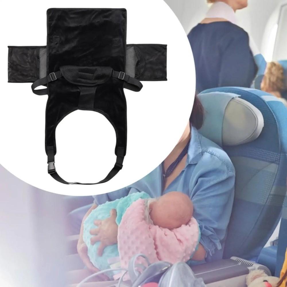 with Side Pocket Kids Airplane Seat Extender Breathable Travel Foot Hammock  Camping
