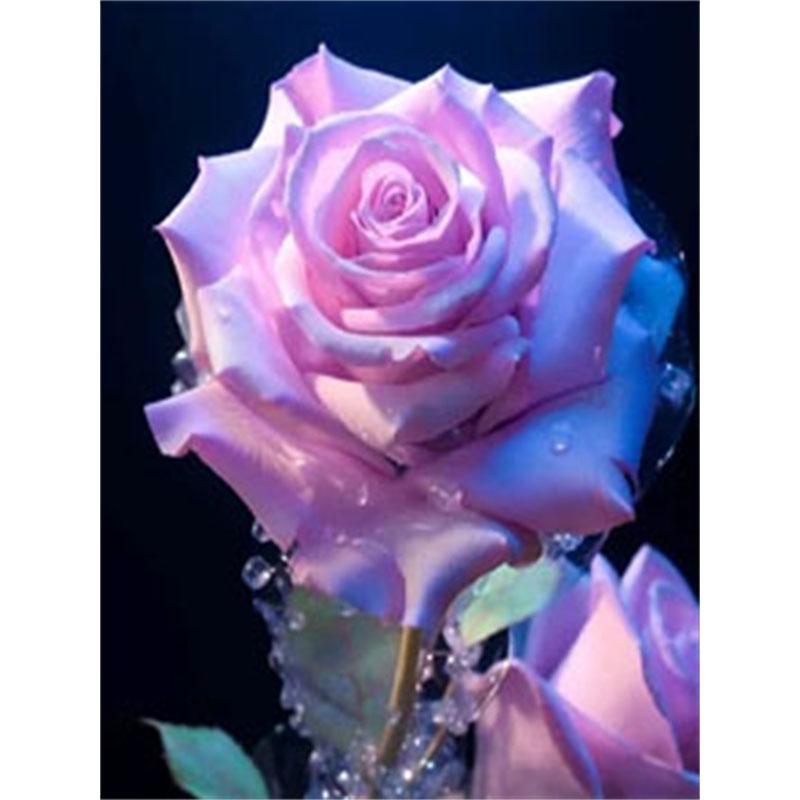 DIY Diamond Painting Flower Cross Stitch Kit Mosaic Art Diamond Painting Full Circle/Square Diamond Home Decoration