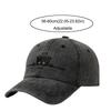 Fashion Cartoon Cat Embroidery Baseball Cap Visor Washed Cotton Peaked Cap Adjustable Sunscreen Hats For Man Women