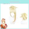 Gorgeous Genshin Impact Yoimiya Cosplay Wig Long Hair Halloween Comic Party Prop Gift