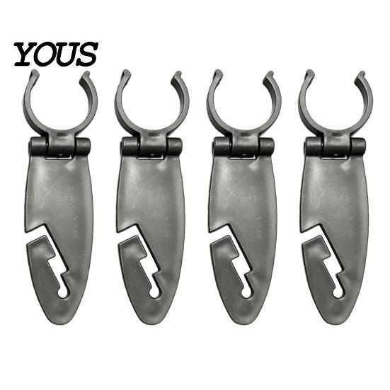 Boat Paddle Clip 2/4Pcs Kayak Board Fixing Clip, Universal Holder Holder, Plastic Clamp, Accessory ABS