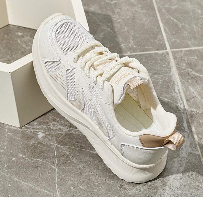 Neue Sommer Damen Schuhe Mesh Atmungsaktive Sneaker Dicke Sohle Vielseitige Lässige Plateau Schuhe Damen Vulkanisierte Schuhe
