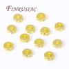 3mm-8mm Beads Separators 18K Gold Plated Spacer Beads For Bracelets Accessories DIY Jewelry Making Supplies,Metal Beads