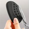 2 Pairs of 4 Pack Self-Adhesive Heel Pads, Beige, Black - Hypoallergenic Polyester, Anti-Slip and Anti-Blister Insoles for Too Large Shoes, Insoles
