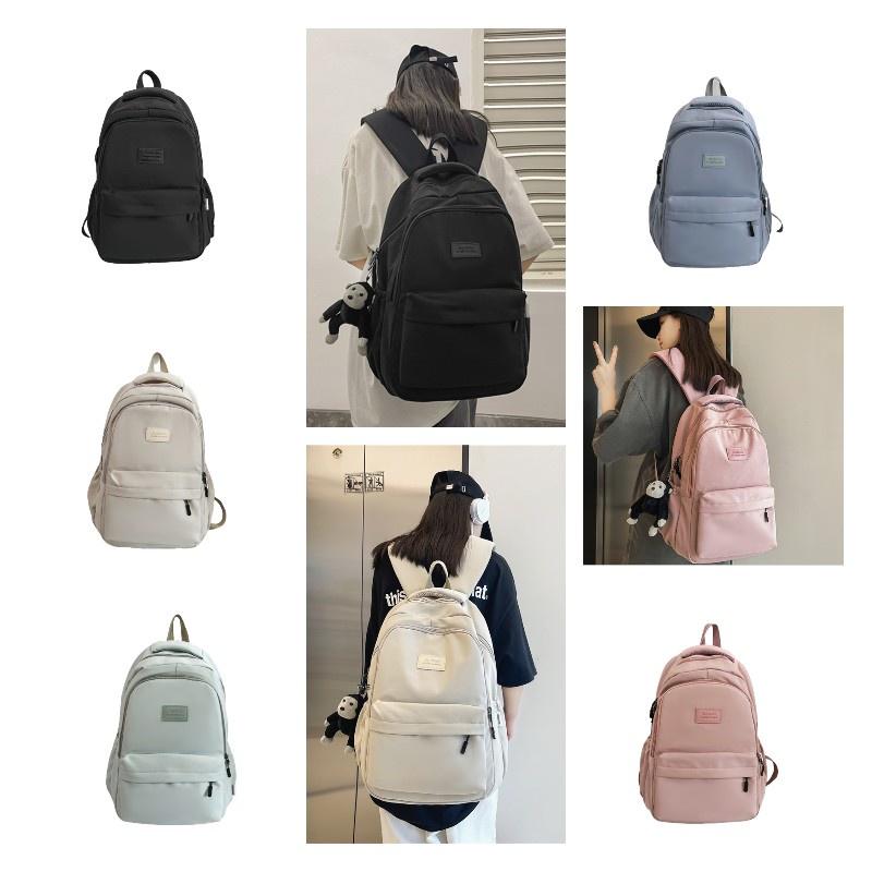 2023 New Korean Style School Backpack For Middle And High School Students Simple And Spacious Ruiying Brand