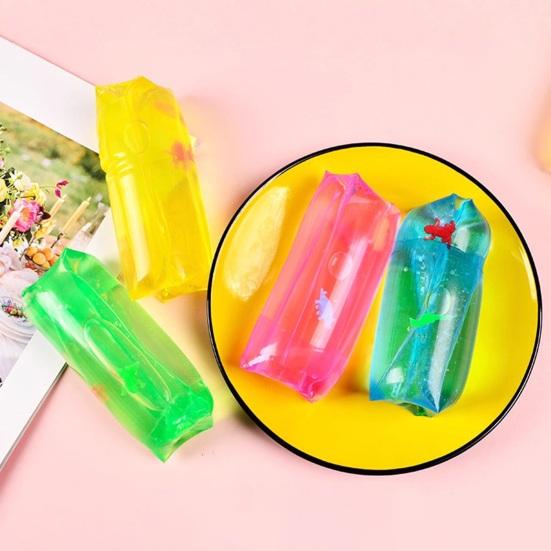 Stress Relief Slithery Strip Toy Cannot Be Grasped Clear Squeeze Toy Office Work Stress Decompression Toy Prank Prop Gag Gift