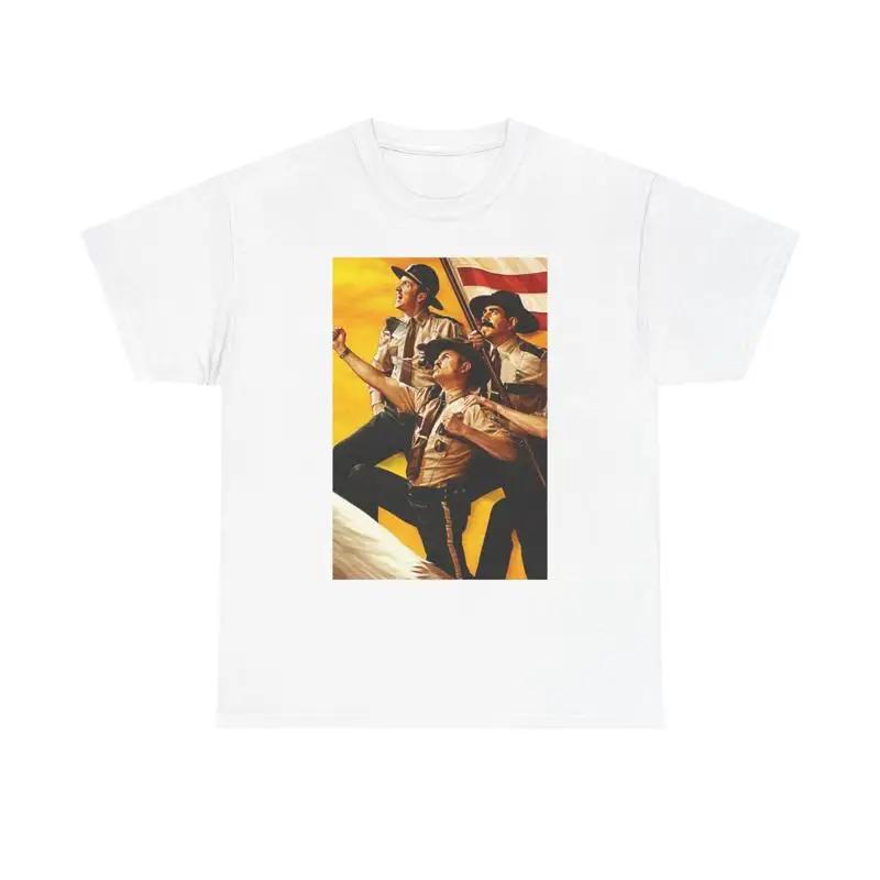 

Supertroopers Graphic T Shirt Vintage Retro Comedy Movie Heavy Cotton 5XL різнокольоровий