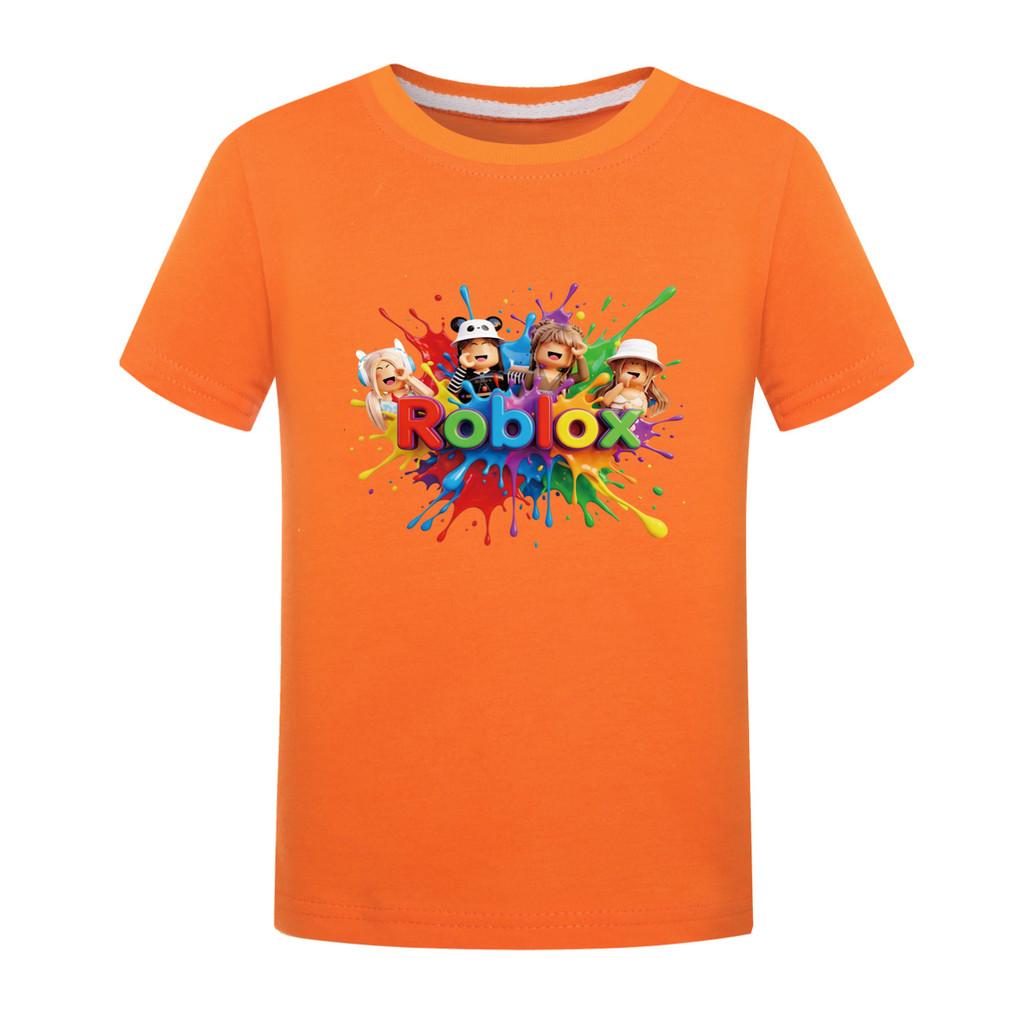 5575 Kids Boys Girls Roblox Print Short Sleeves T-Shirt